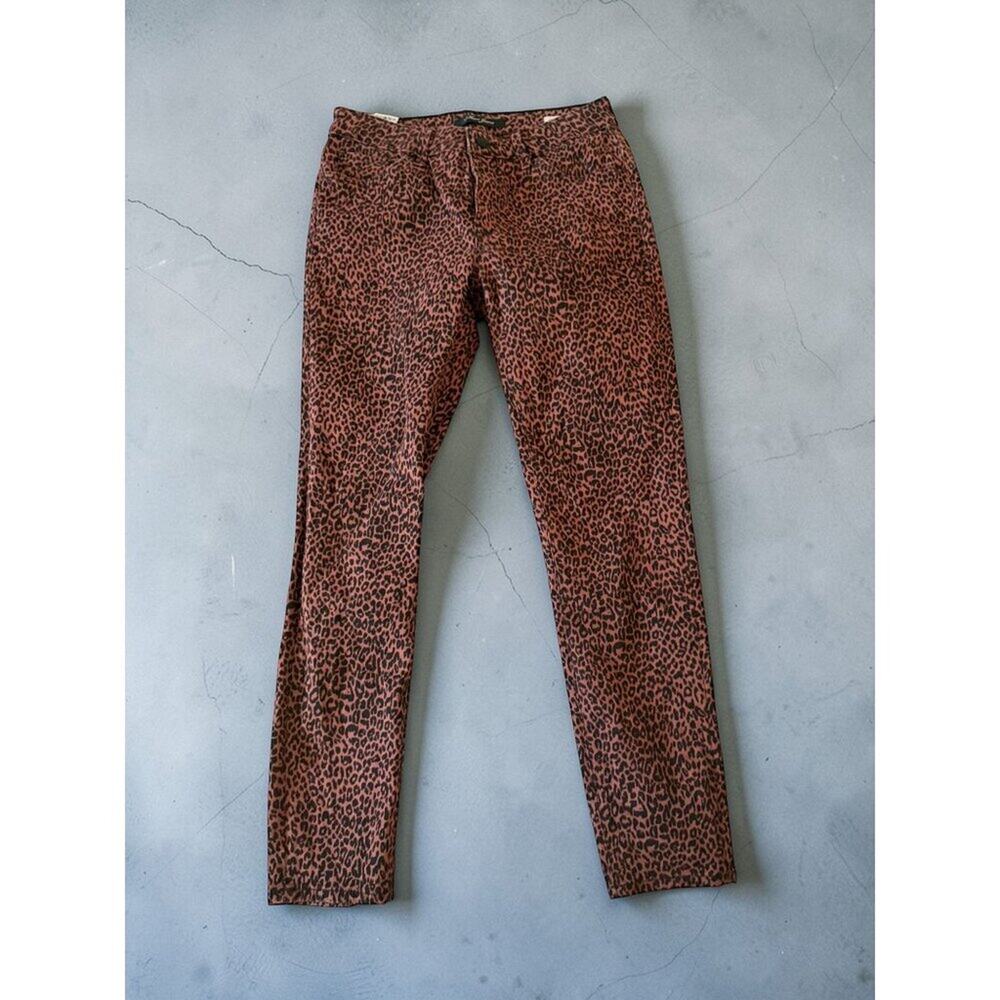 MAVI Tessa Leopard Print High Rise Skinny Jeans Size 28 x 27